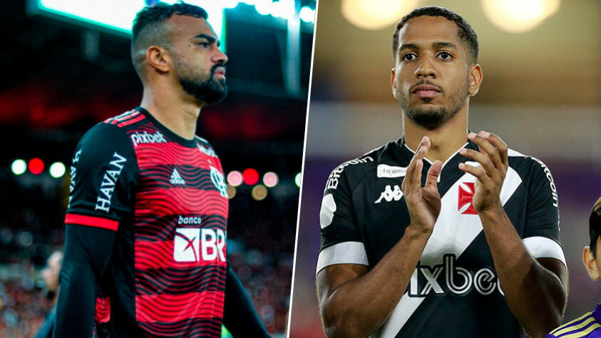 Fabricio Bruno (Flamengo) x Miranda (Vasco)