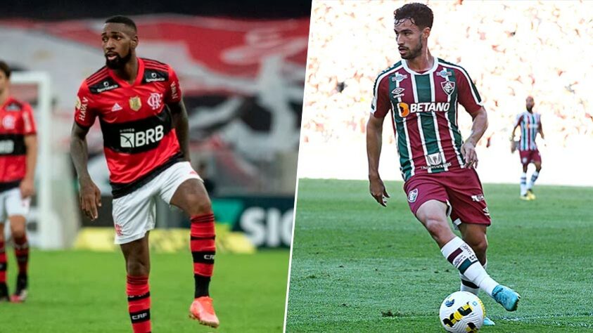 Gerson (Flamengo) x Martinelli (Fluminense)