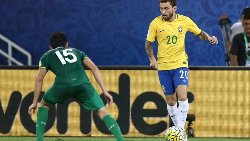 Último jogador do Santos titular na Seleção Brasileira: Lucas Lima - (26/01/17) - Brasil 1 x 0 Colômbia - Amistoso