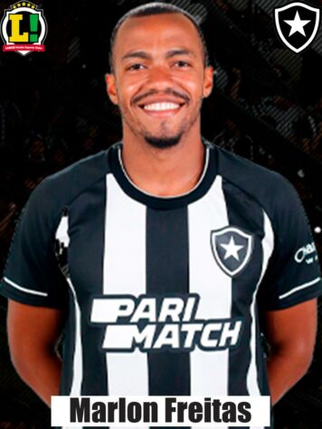 Marlon Freitas - 5,0 - Não teve uma boa atuação, visto que não conseguiu ser eficiente nas transições ofensivas e ao tentar ajudar Di Placido pela direita.