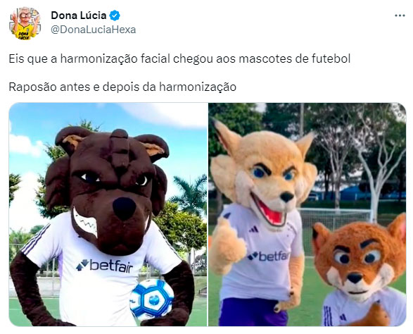 Patrulha Canina, Lulu da Pomerânia e Batoré: novos mascotes do Cruzeiro viram meme nas redes sociais.