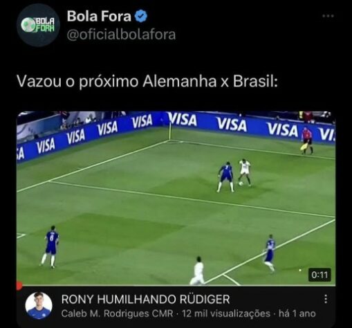 Torcedores fazem memes com lista divulgada por Ramon Menezes para o duelo entre Brasil e Marrocos