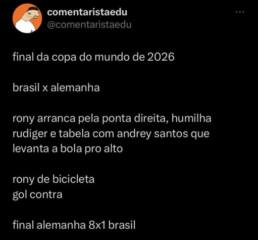 Torcedores fazem memes com lista divulgada por Ramon Menezes para o duelo entre Brasil e Marrocos