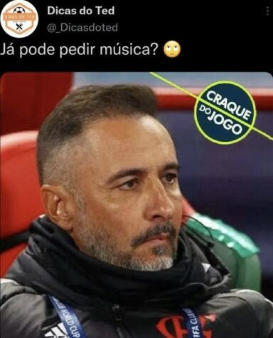 No "cheirinho" de novo! Após Supercopa do Brasil e Mundial de Clubes, frustração na Recopa rendeu memes com Vítor Pereira e com o Flamengo.