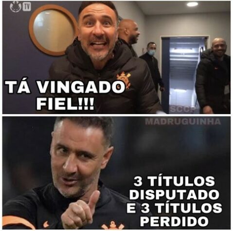 No "cheirinho" de novo! Após Supercopa do Brasil e Mundial de Clubes, frustração na Recopa rendeu memes com Vítor Pereira e com o Flamengo.