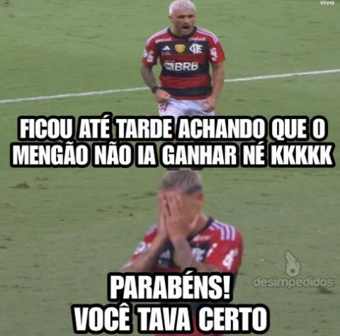 No "cheirinho" de novo! Após Supercopa do Brasil e Mundial de Clubes, frustração na Recopa rendeu memes com Vítor Pereira e com o Flamengo.