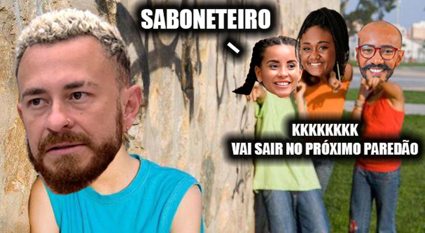 Influenciador foi o principal alvo dos adversários na dinâmica realizada na noite de segunda-feira. Discussões com Ricardo Alface, seu ex-aliado no game, e com Sarah Aline repercutiram nas redes sociais e acabaram rendendo memes. Veja os melhores! (Por Humor Esportivo)