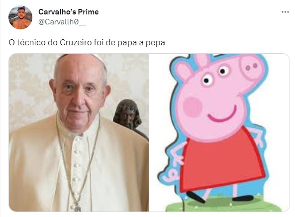 Anunciado como novo técnico do Cruzeiro, Pepa inspira memes dos torcedores nas redes sociais