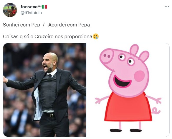 Anunciado como novo técnico do Cruzeiro, Pepa inspira memes dos torcedores nas redes sociais