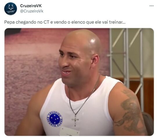 Anunciado como novo técnico do Cruzeiro, Pepa inspira memes dos torcedores nas redes sociais