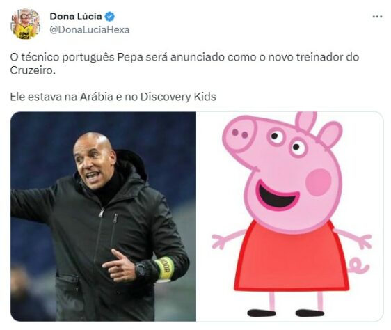 Anunciado como novo técnico do Cruzeiro, Pepa inspira memes dos torcedores nas redes sociais