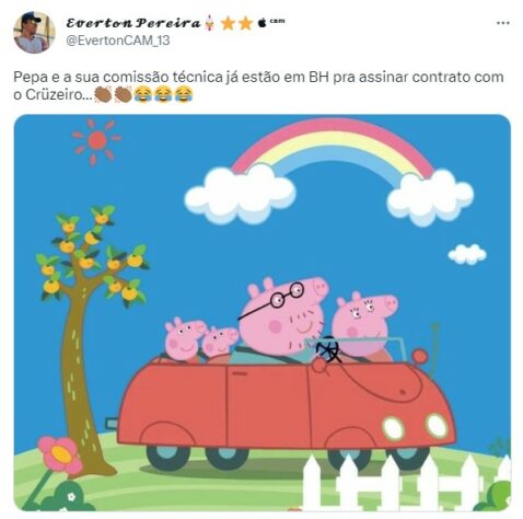 Anunciado como novo técnico do Cruzeiro, Pepa inspira memes dos torcedores nas redes sociais