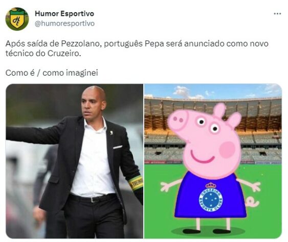 Anunciado como novo técnico do Cruzeiro, Pepa inspira memes dos torcedores nas redes sociais