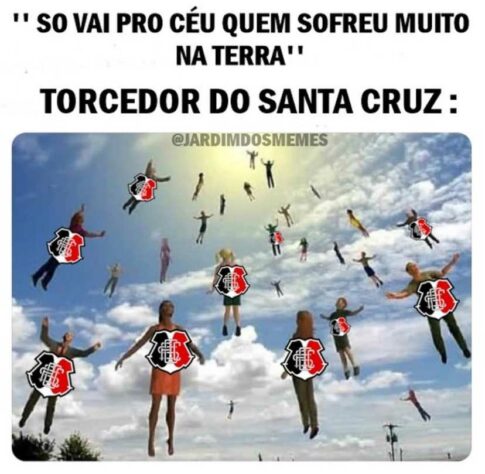 Torcedores rivais fazem memes provocando o Santa Cruz após derrota dolorosa para o Íbis