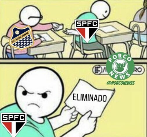 São Paulo é alvo de memes após eliminação precoce do Paulistão para o modesto Água Santa