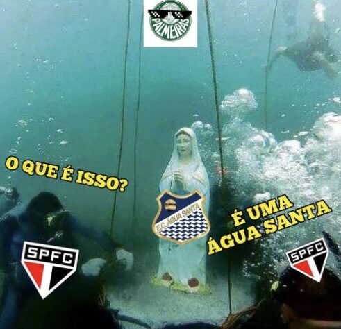 São Paulo é alvo de memes após eliminação precoce do Paulistão para o modesto Água Santa