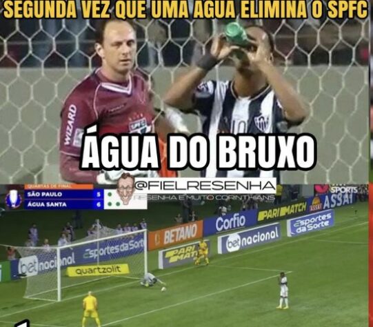 São Paulo é alvo de memes após eliminação precoce do Paulistão para o modesto Água Santa