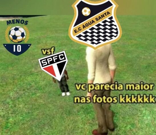 São Paulo é alvo de memes após eliminação precoce do Paulistão para o modesto Água Santa