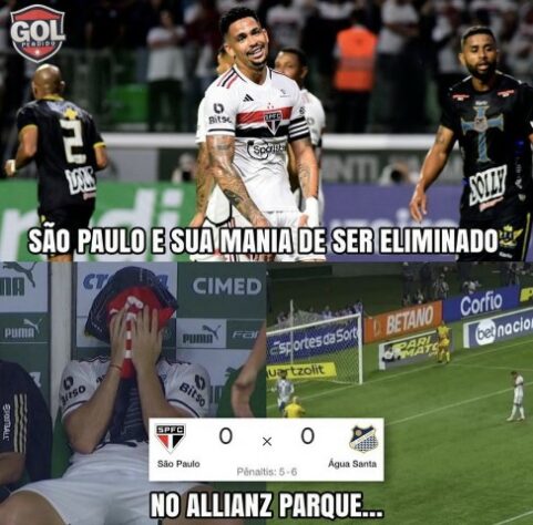 São Paulo é alvo de memes após eliminação precoce do Paulistão para o modesto Água Santa