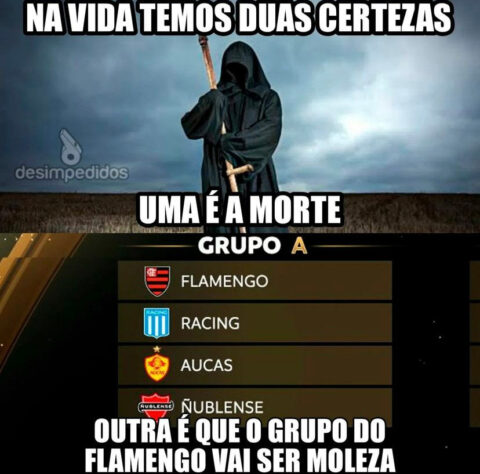 Definição dos adversários dos clubes brasileiros na fase de grupos da Libertadores inspirou memes nas redes sociais