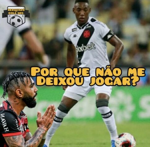 Campeonato Carioca: os melhores memes da vitória do Vasco por 1 a 0 sobre o Flamengo, no Maracanã.