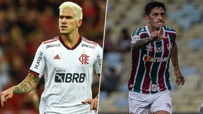 Pedro (Flamengo) x Germán Cano (Fluminense)