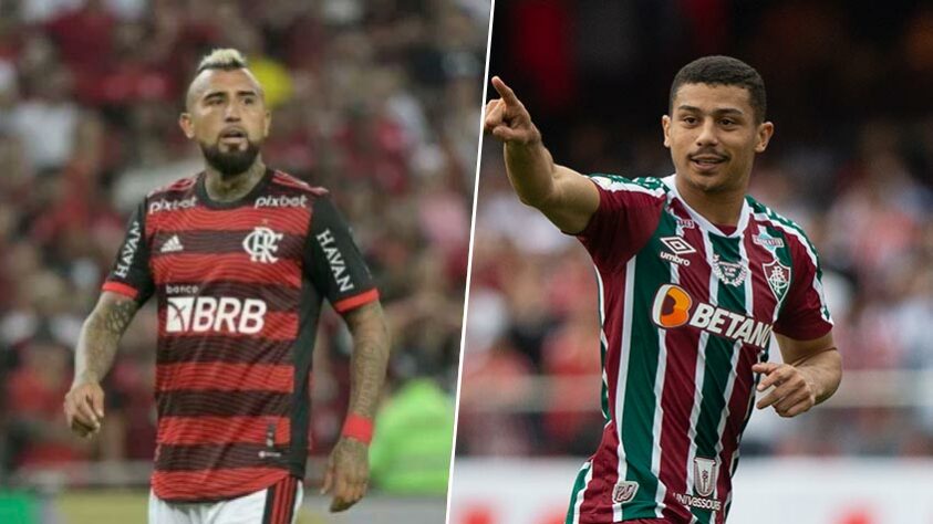 Vidal (Flamengo) x André (Fluminense)