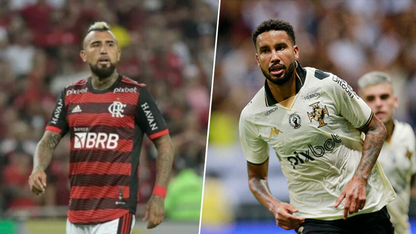 Vidal (Flamengo) x Jair (Vasco)