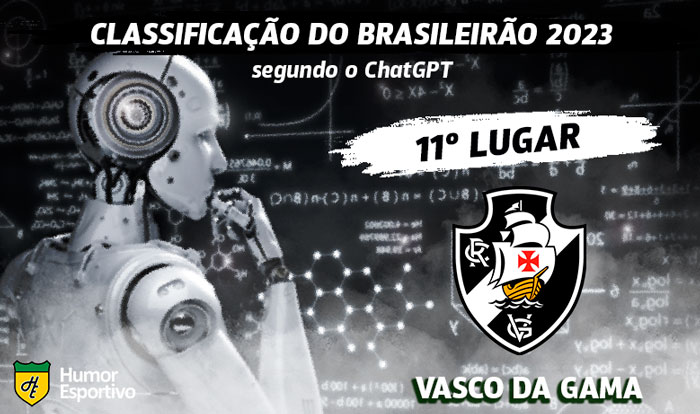 Escapando do rebaixamento na última rodada e ficando em 15º, o Vasco tinha a previsão de terminar o Brasileirão na 11ª colocação.