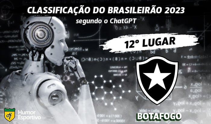 O Botafogo, que primeiro surpreendeu positivamente e depois negativamente, terminou em 5º lugar no Brasileirão. Se levar em conta a previsão da IA (12ª colocação), o botafoguense tem muito a comemorar.