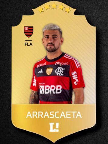 Arrascaeta - Nota: 5,5 / Assim como Bruno Henrique, 