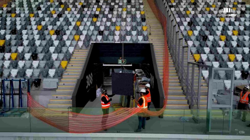 Veja como ficou o estádio do Atlético-MG.