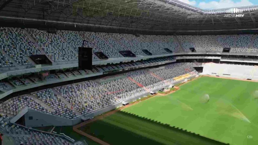 Veja como ficou o estádio do Atlético-MG.