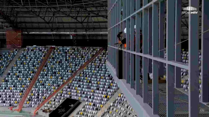 Veja como ficou o estádio do Atlético-MG.