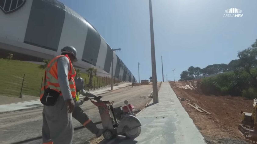 Veja como ficou o estádio do Atlético-MG.