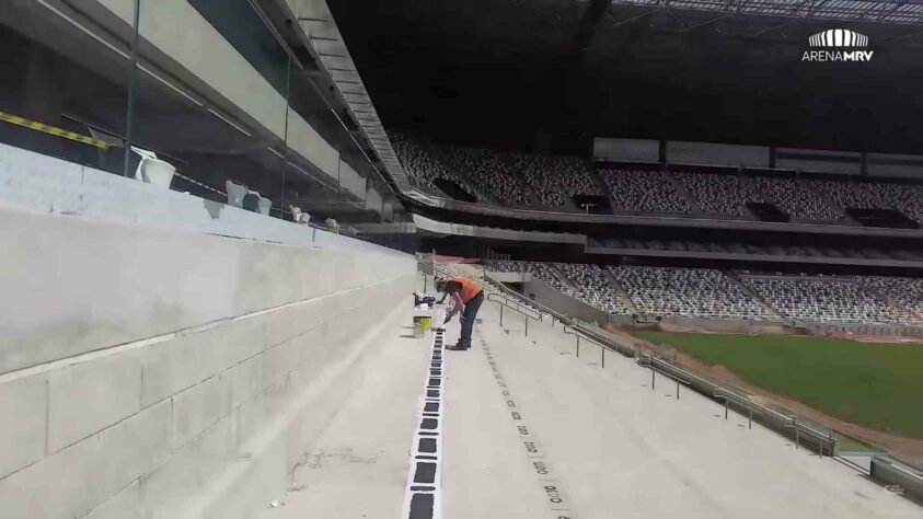 Veja como ficou o estádio do Atlético-MG.