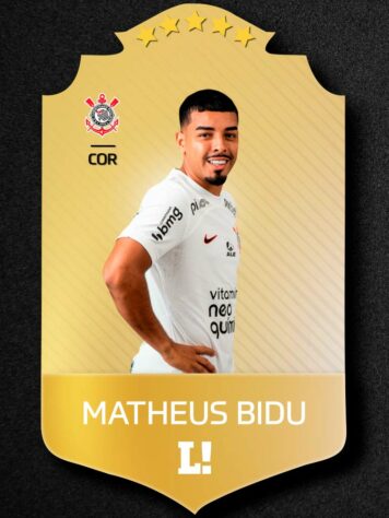 Matheus Bidu - 6,0 - Foi o melhor da linha defensiva do Corinthians na partida. Levou vantagem na maioria dos duelos individuais que disputou.