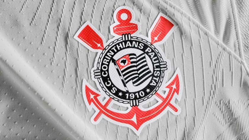 Detalhe do escudo do Corinthians