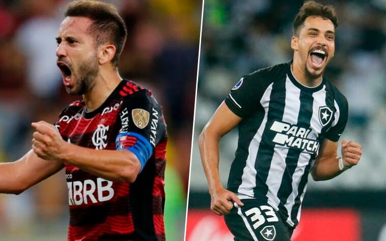 Everton Ribeiro (Flamengo) x Eduardo (Botafogo)