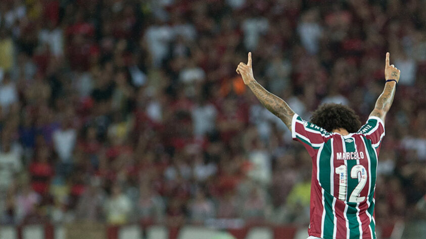 09/04/2023 - FLUMINENSE 4x1 FLAMENGO - No jogo de volta, o Tricolor não tomou conhecimento do Flamengo e goleou no Maracanã. Alexsander, Germán Cano (2) e Marcelo anotaram os gols da partida. 