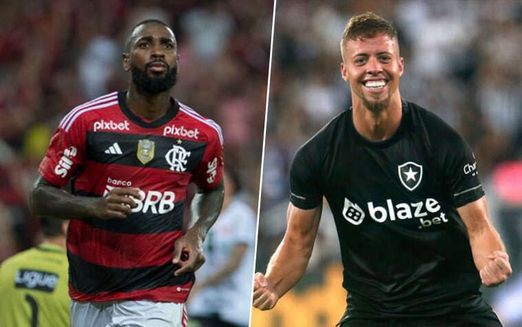 Gerson (Flamengo) x Lucas Fernandes (Botafogo)