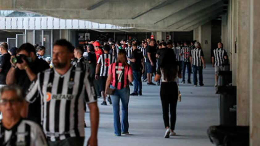 Durante o evento, Rubens Menin, principal investidor do clube, disse que a previsão para estreia oficial do estádio é entre julho e agosto.