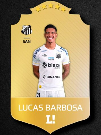 Lucas Barbosa - Sem nota / Também entrou nos acréscimos e fica sem nota. 