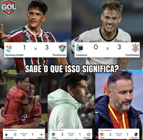 Libertadores: os melhores memes de Liverpool (URU) 0 x 3 Corinthians