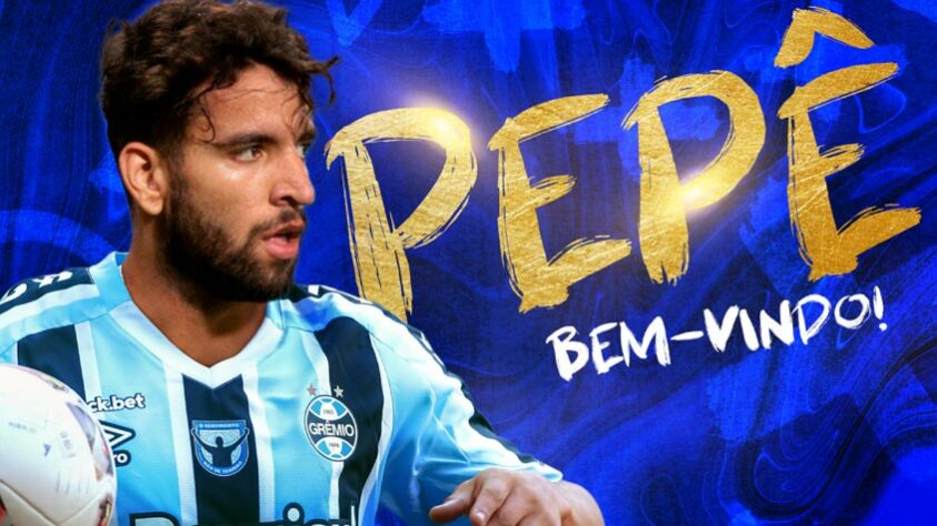 20ª posição: Pepê, 25 anos - Posição: meio-campista - Nacionalidade: brasileiro - Contratado do Cuiabá pelo Grêmio - Valor da transferência: 1,5 milhão de euros (R$ 8,3 milhões)