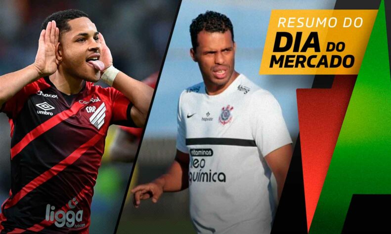 Vitor Roque na mira de gigante inglês, zagueiro do Corinthians cobiçado por clubes brasileiros... tudo isso e muito mais a seguir no resumo do Dia do Mercado desta terça-feira (18):
