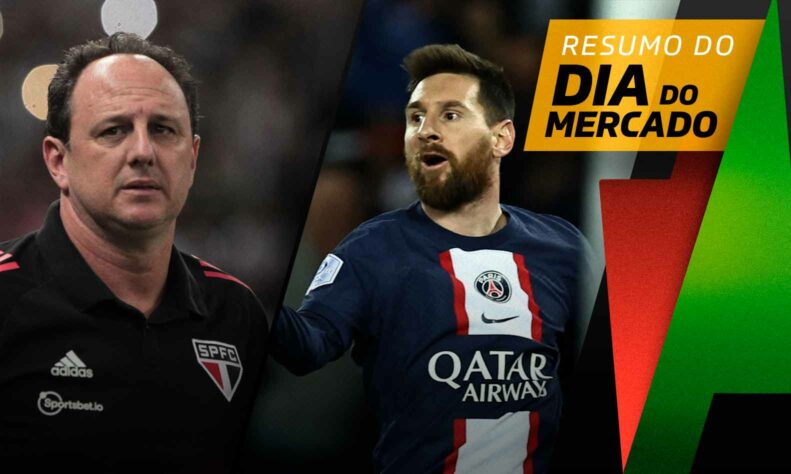 São Paulo tem favorito para substituir Ceni, Barcelona monta estratégia por Messi... Tudo isso e muito mais a seguir no resumo do Dia do Mercado desta quarta-feira (19):