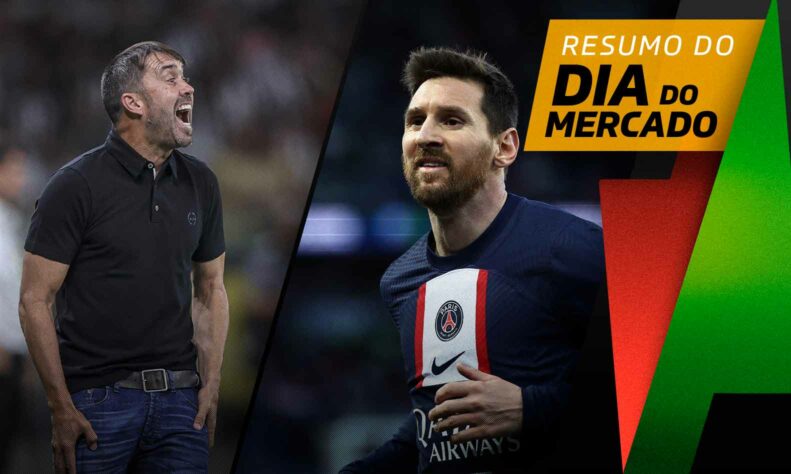 Coudet bate o martelo sobre futuro no Atlético-MG, Barcelona monta plano por Messi... tudo isso e muito mais a seguir no resumo do Dia do Mercado desta sexta-feira (07):