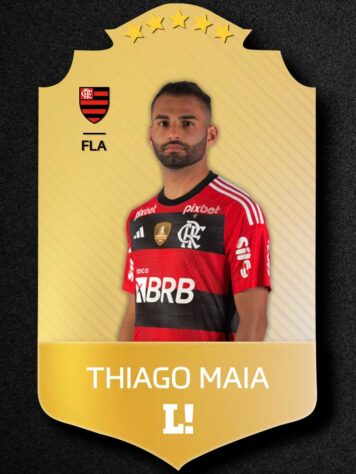 THIAGO MAIA - 4,5 - Burocrático, deixou a marcação frouxa em alguns momentos e permitiu investidas da equipe adversária. 