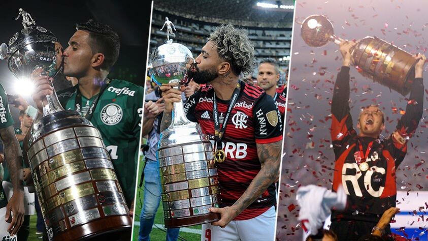 A fase de grupos da Copa Libertadores vai começar nesta terça-feira, já com as estreias de dois clubes brasileiros: Athletico-PR e Internacional. Ao todo, são sete equipes representando nosso país na competição: além das duas citadas anteriormente, Flamengo, Palmeiras, Corinthians, Fluminense e Atlético-MG. No clima da principal competição de futebol do continente, listamos os times brasileiros com mais participações na história da Libertadores. Você se lembra de todos? Veja a seguir! 